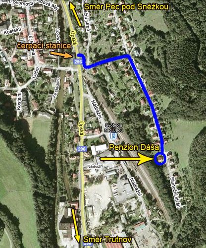 Mapa cesty